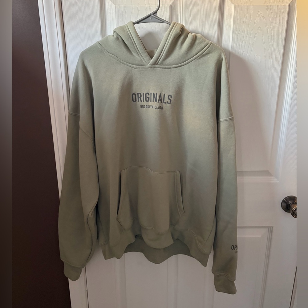 Brooklyn Cloth Sage Green Hoodie Large